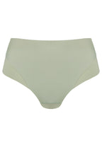 Voorzijde productafbeelding high waist slip in de kleur pale greenshield van het merk Naturana