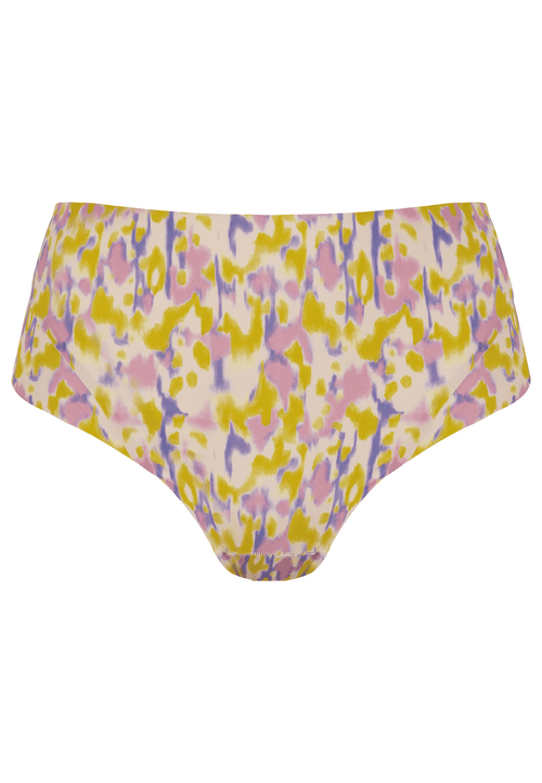 Voorzijde productafbeelding high waist slip in de kleur smoked orchid print van het merk Naturana