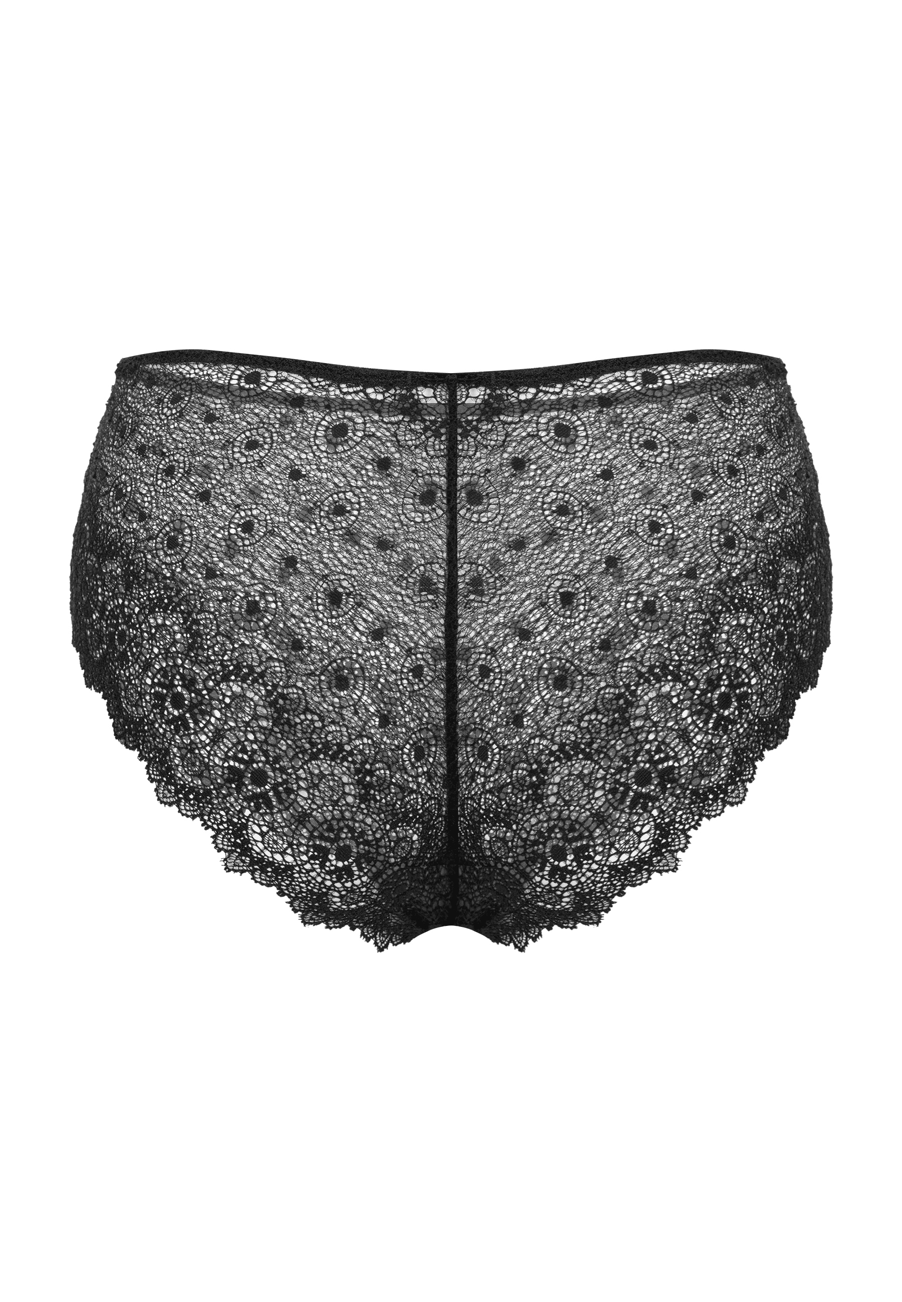 Achterzijde productafbeelding allure hipster in de kleur zwart van het merk  Megami