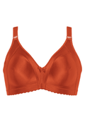 Voorzijde productafbeelding minimizer bh in de kleur orange saffron van het merk Naturana