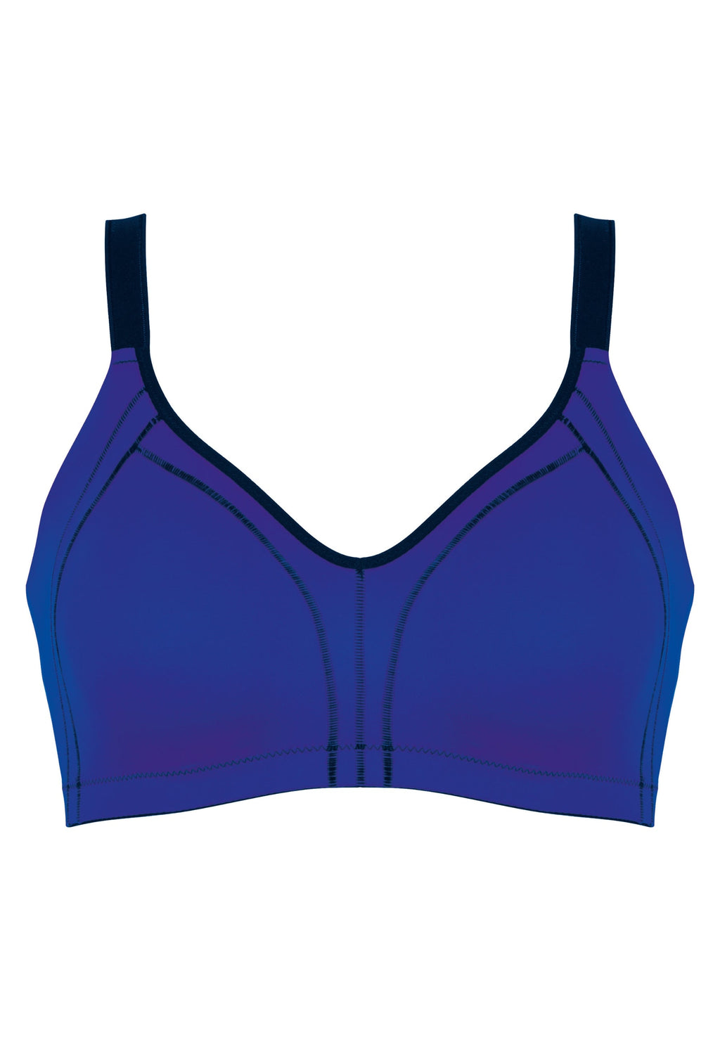 Voorzijde productafbeelding minimizer bh met side smoother in de kleur indigo van het merk Naturana
