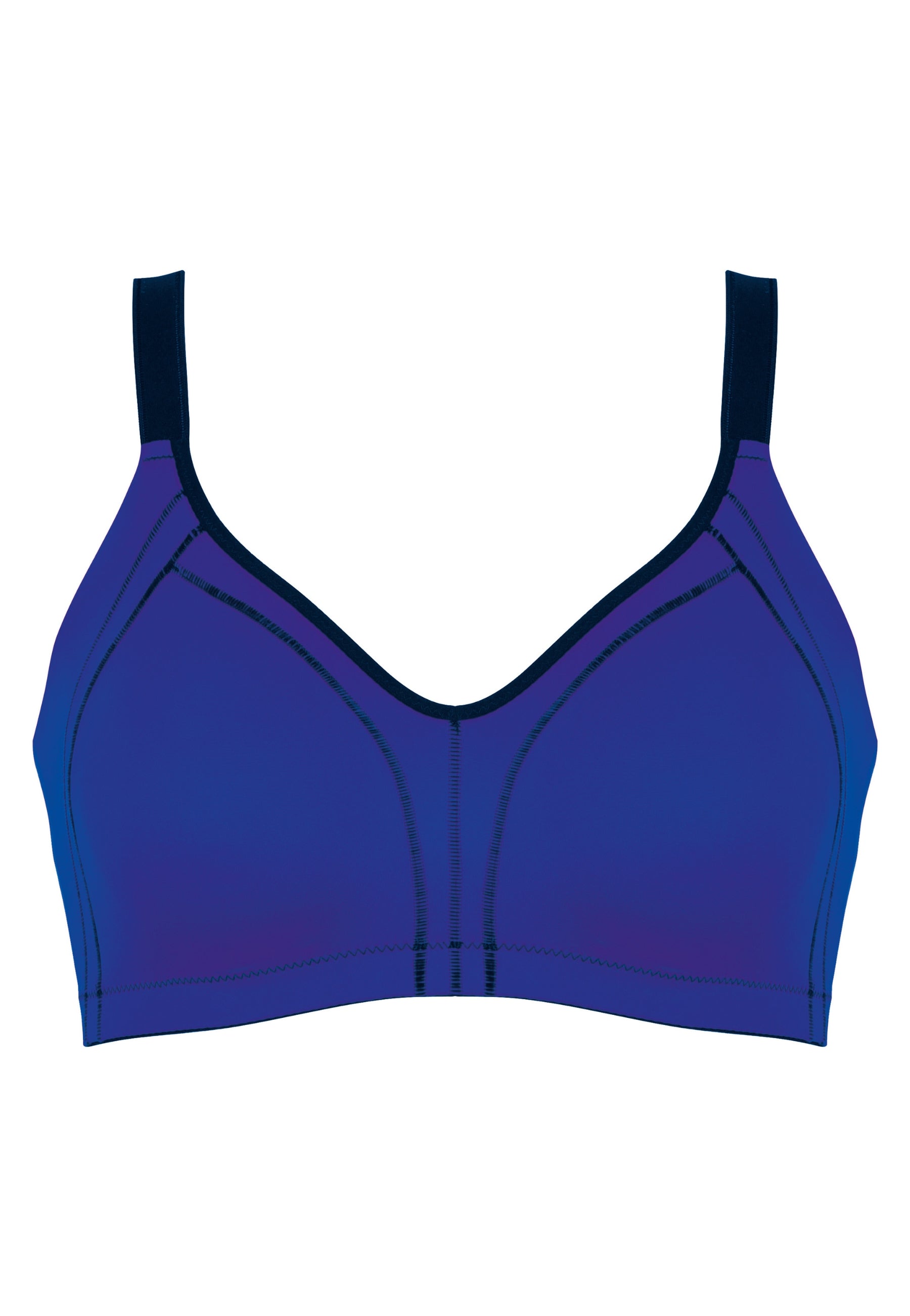 Voorzijde productafbeelding minimizer bh met side smoother in de kleur indigo van het merk Naturana