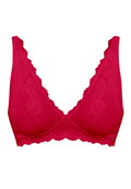 Voorzijde productafbeelding Royal Dream Bralette in de kleur scarlet red van het merk Royal Lounge