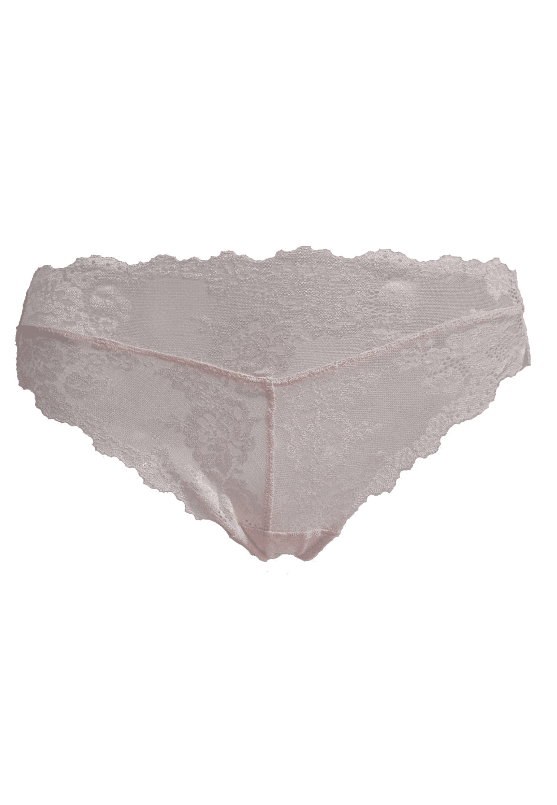Voorzijde productafbeelding shorty dream slip in de kleur peach pink van het merk Royal Lounge