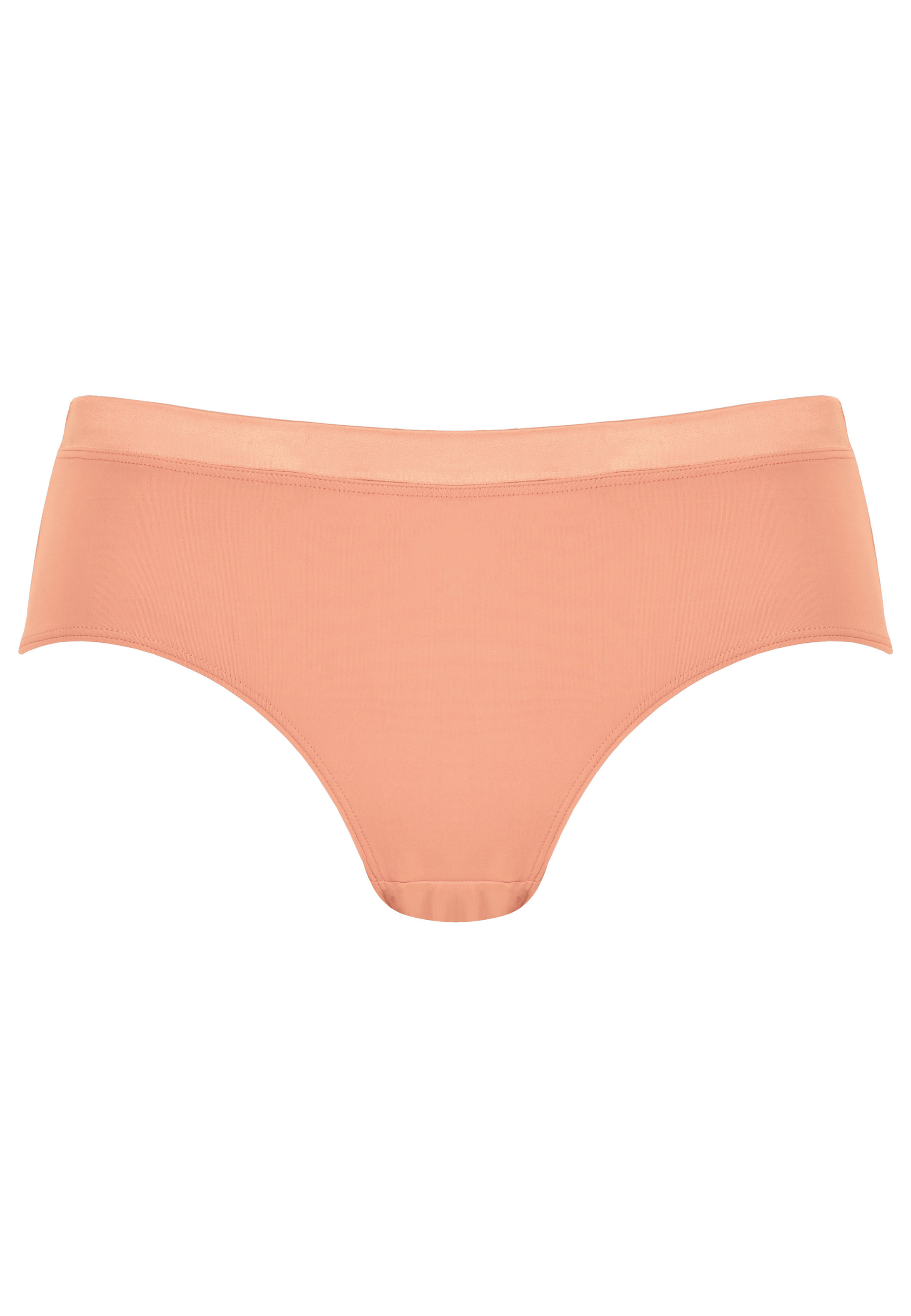 Voorzijde productafbeelding slip met glansband in de kleur peach pink van het merk Naturana