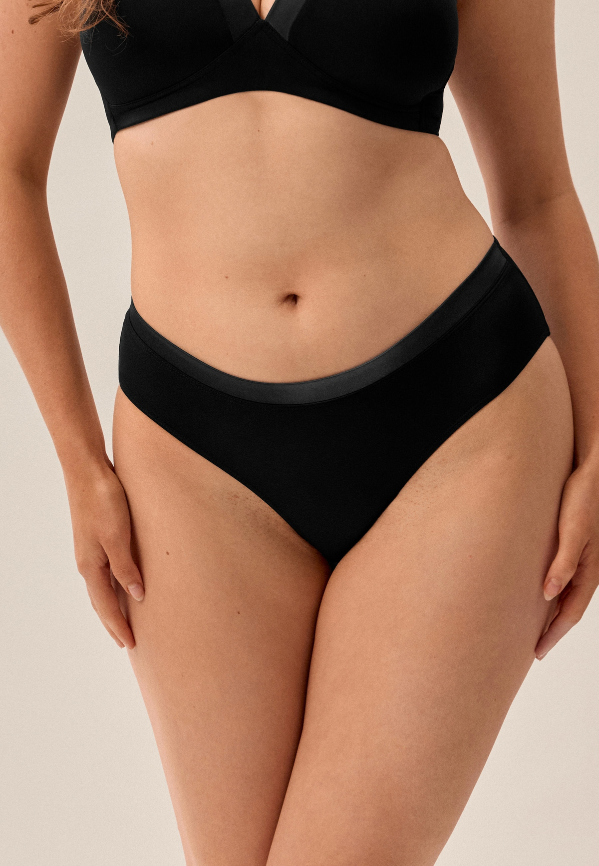Slip met glansband
