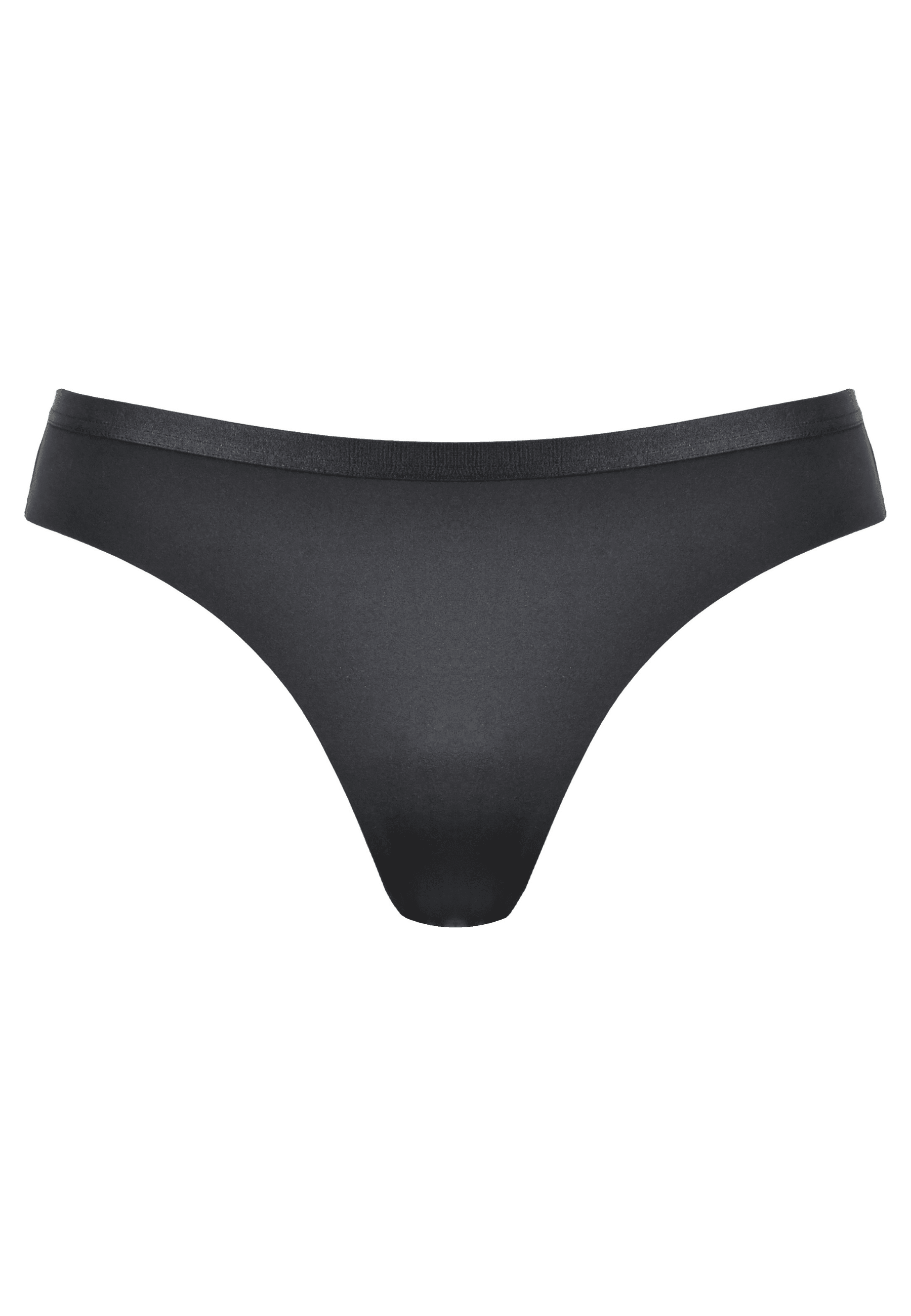 Voorzijde productafbeelding slip in de kleur zwart van het merk Naturana