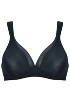 Soft bh met glansband en patroon