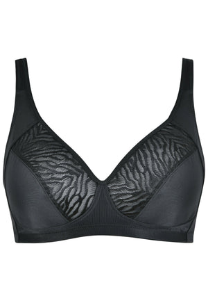 Soft bh met jacquard print