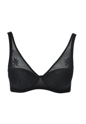 Soft bh met mesh kant