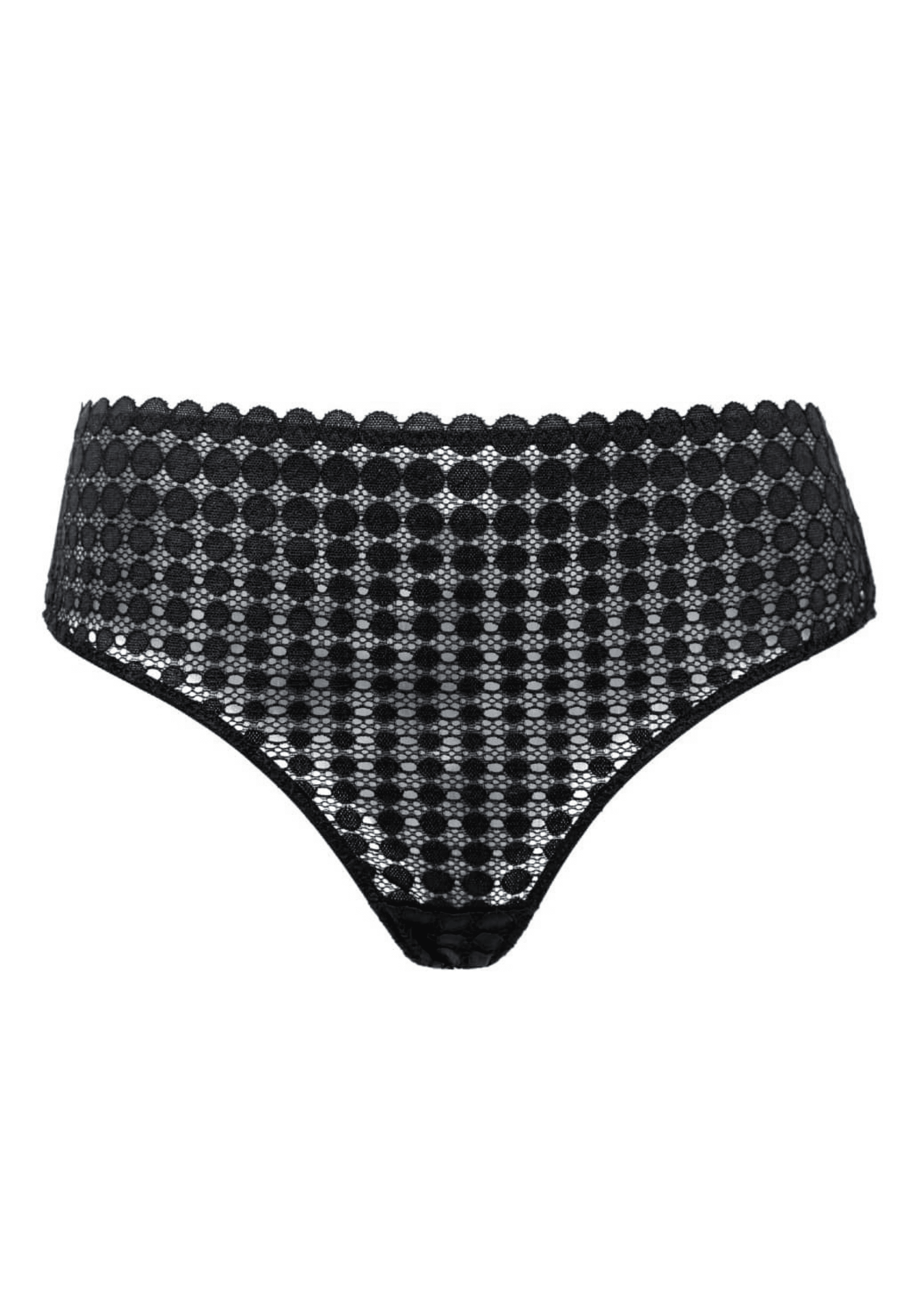 Voorzijde productafbeelding victress slip in de kleur zwart van het merk Megami