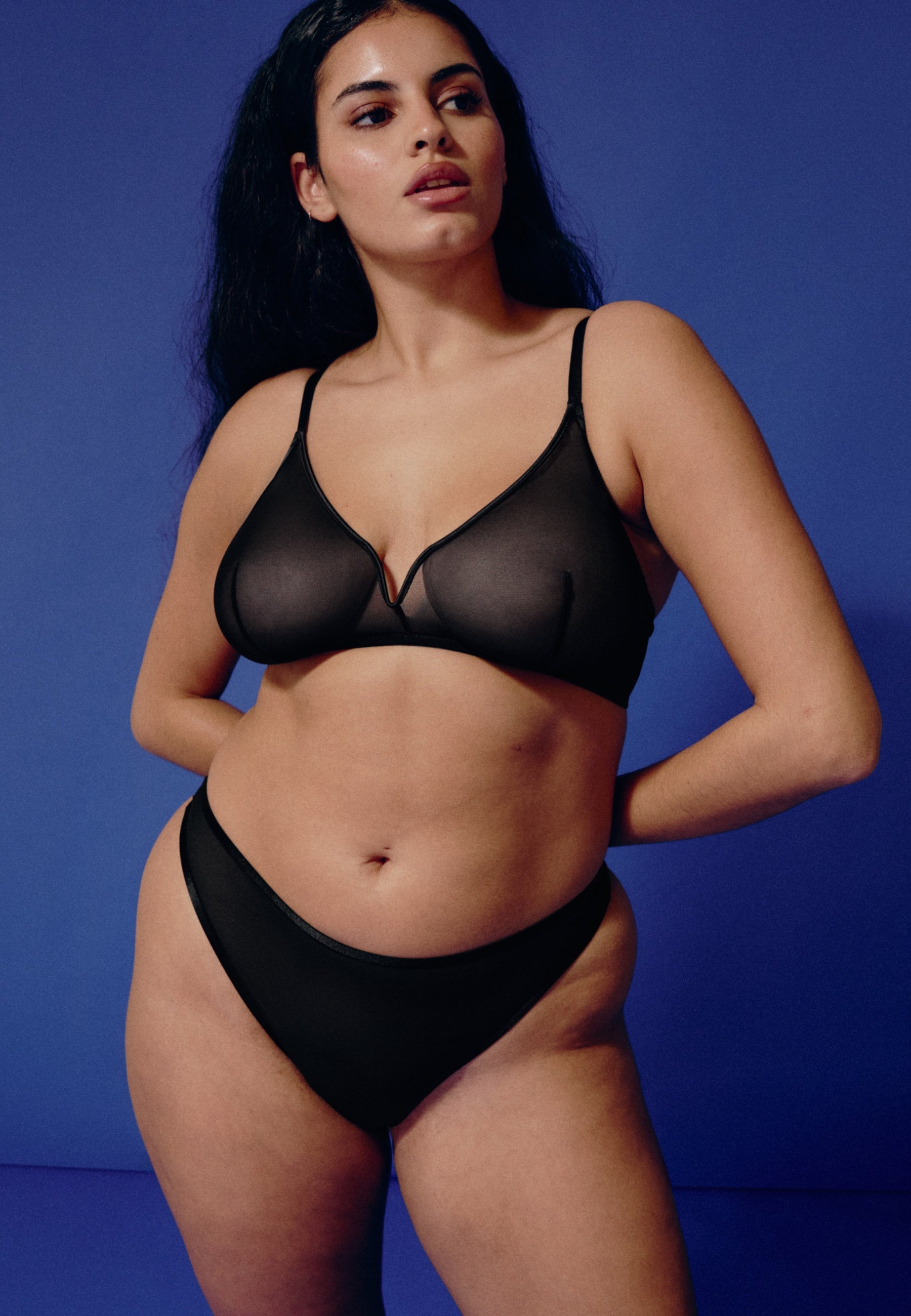 Sheer Mesh Triangle bh