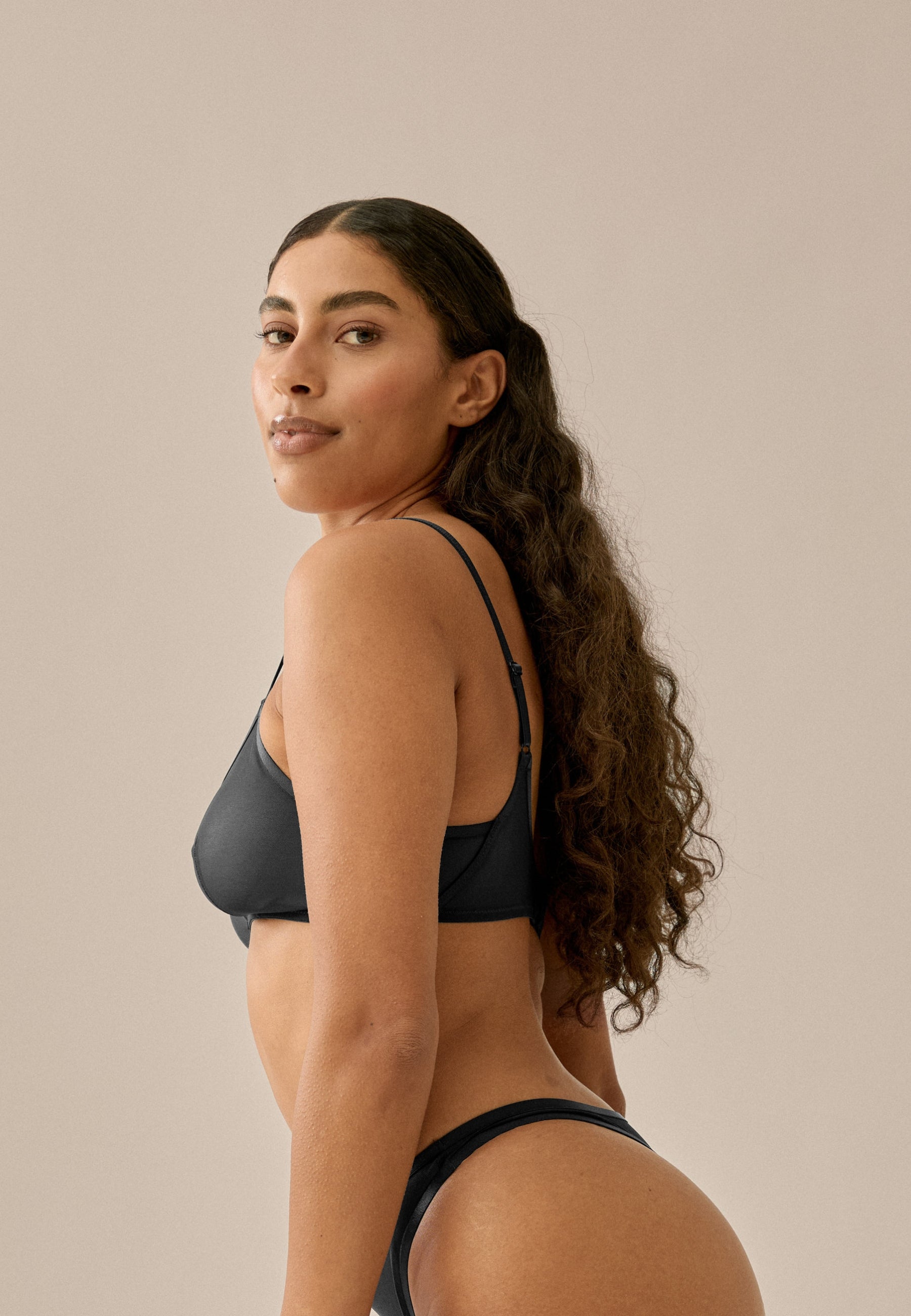 Sheer Mesh Triangle bh