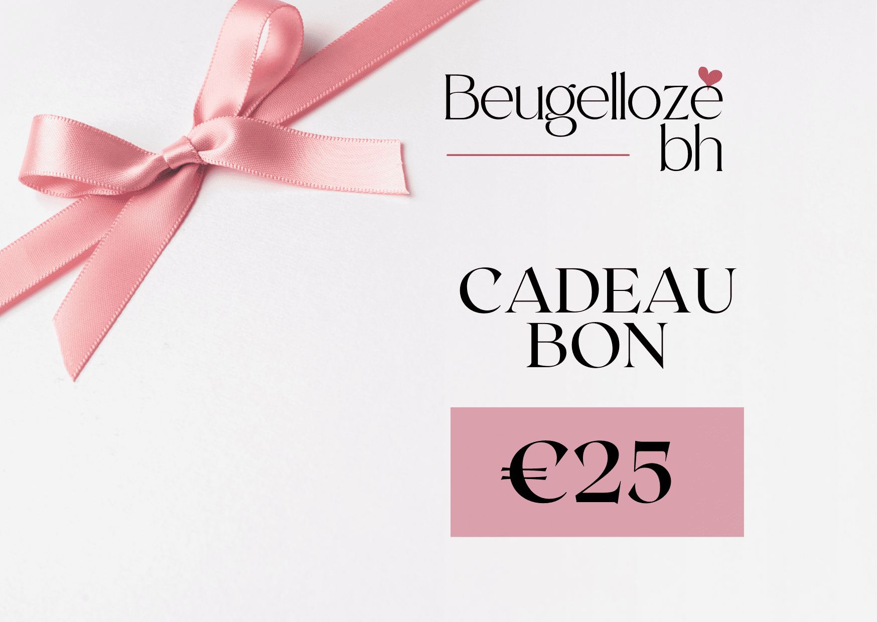 Afbeelding cadeaubon met een bedrag van €75